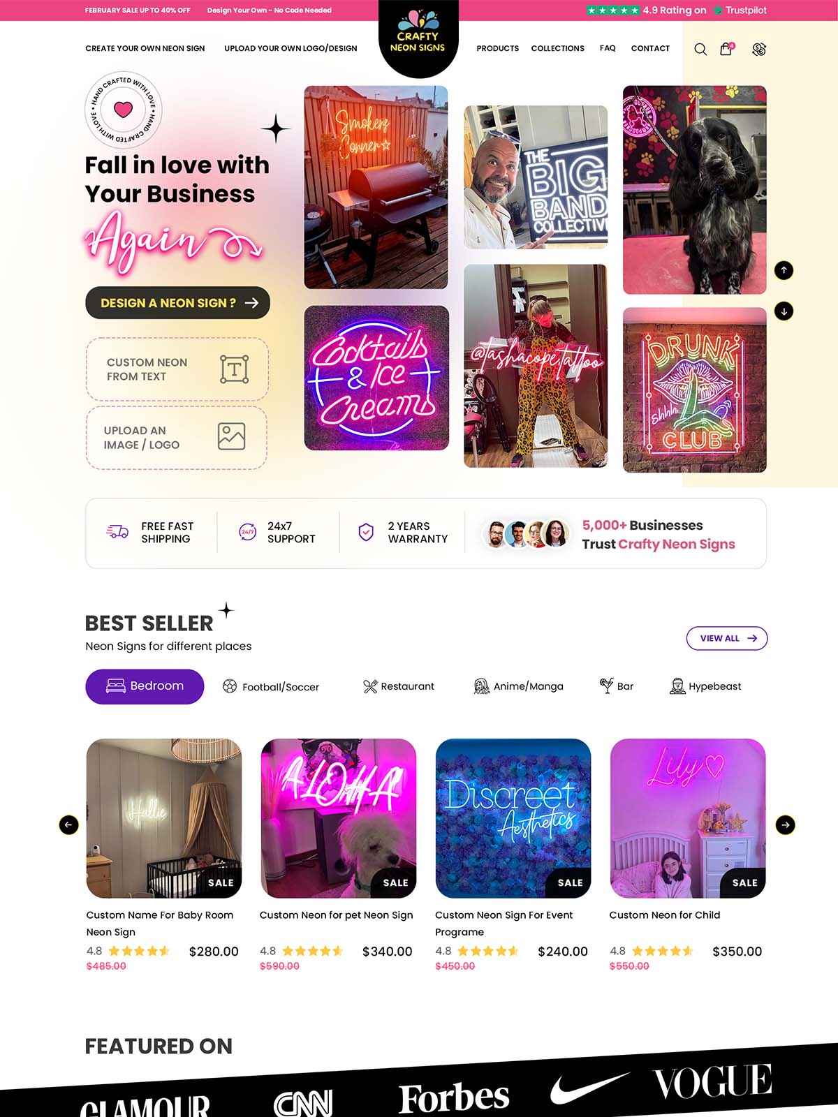 eCommerce and B2B Web Development Mockup