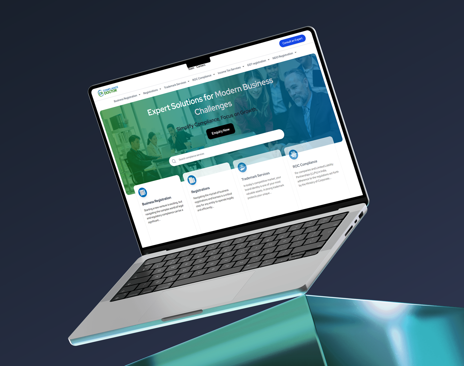Global Manufacturing Portal | Website Redesign by Elrovia
