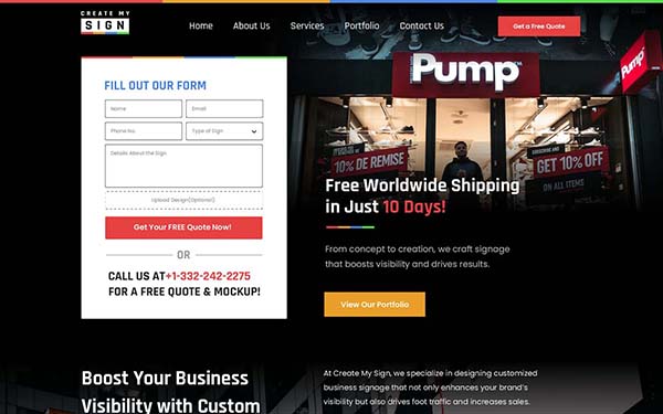 Corporate Website Redesign Portfolio